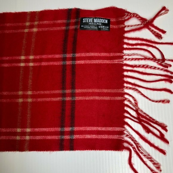 Steve Madden Paisley Scarf 4 Beautiful Plaid Colors to Choose! Great Gift! - Picture 5 of 10